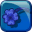 Blue Four-Leaf Clover